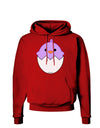 Cute Hatching Chick - Purple Dark Hoodie Sweatshirt by TooLoud-Hoodie-TooLoud-Red-Small-Davson Sales