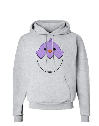 Cute Hatching Chick - Purple Hoodie Sweatshirt by TooLoud-Hoodie-TooLoud-AshGray-Small-Davson Sales