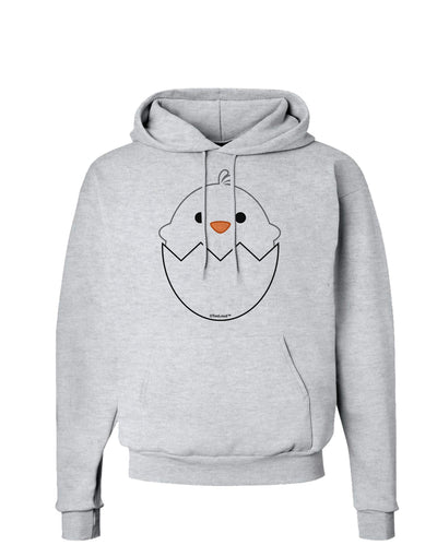 Cute Hatching Chick - White Hoodie Sweatshirt by TooLoud-Hoodie-TooLoud-AshGray-Small-Davson Sales