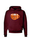 Cute Holiday Drink Pumpkin Spice Latte Dark Hoodie Sweatshirt-Hoodie-TooLoud-Maroon-Small-Davson Sales