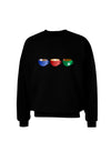 Cute Holiday Drink Set - Christmas Adult Dark Sweatshirt-Sweatshirts-TooLoud-Black-Small-Davson Sales