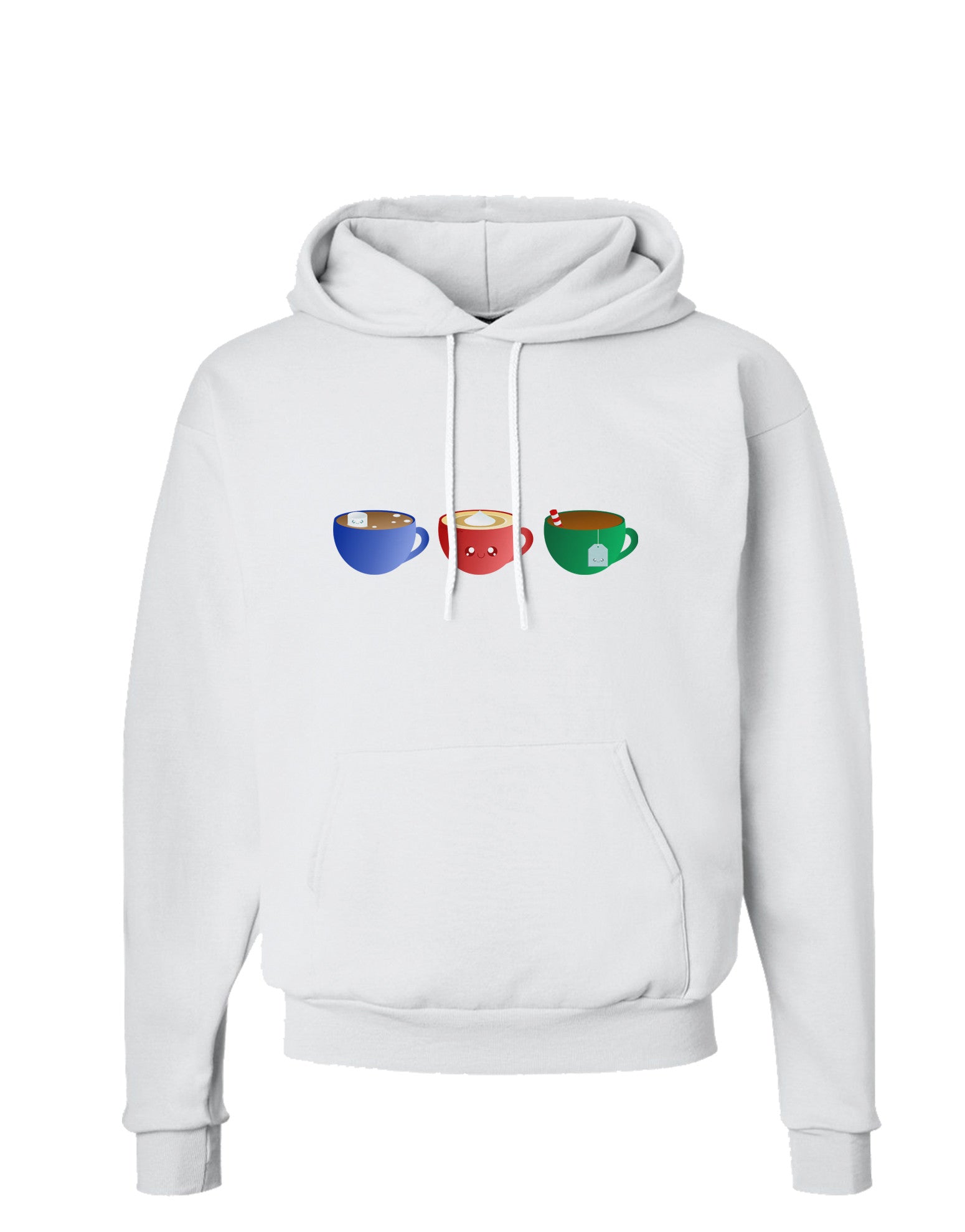 Cute Holiday Drink Set - Christmas Hoodie Sweatshirt-Hoodie-TooLoud-White-Small-Davson Sales