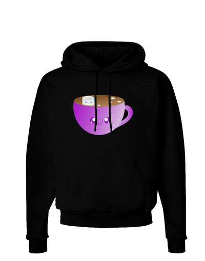 Cute Hot Cocoa Christmas Dark Hoodie Sweatshirt-Hoodie-TooLoud-Black-Small-Davson Sales