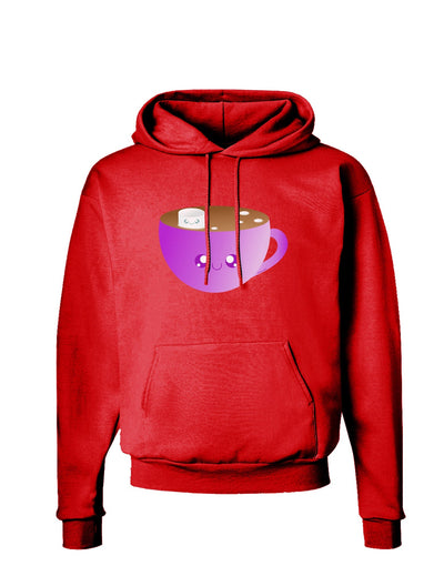 Cute Hot Cocoa Christmas Dark Hoodie Sweatshirt-Hoodie-TooLoud-Red-Small-Davson Sales