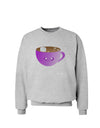 Cute Hot Cocoa Christmas Sweatshirt-Sweatshirts-TooLoud-AshGray-Small-Davson Sales