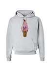 Cute Ice Cream Cone Hoodie Sweatshirt-Hoodie-TooLoud-AshGray-Small-Davson Sales