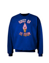 Cute Ice Cream Cone - Sweet As Ice Cream Adult Dark Sweatshirt-Sweatshirts-TooLoud-Deep-Royal-Blue-Small-Davson Sales