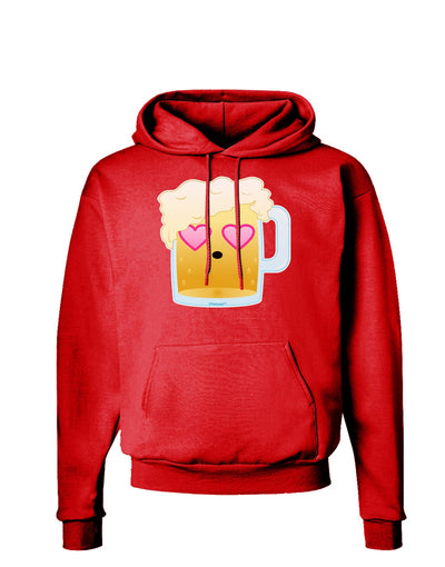 Cute Infatuated Beer Dark Hoodie Sweatshirt by TooLoud-Hoodie-TooLoud-Red-Small-Davson Sales