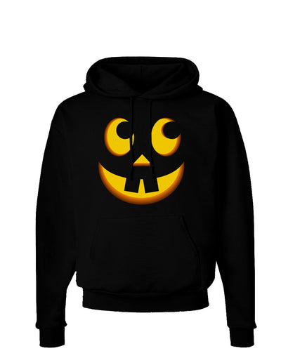 Cute Jack O Lantern Pumpkin Face Dark Hoodie Sweatshirt-Hoodie-TooLoud-Black-Small-Davson Sales