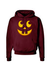 Cute Jack O Lantern Pumpkin Face Dark Hoodie Sweatshirt-Hoodie-TooLoud-Maroon-Small-Davson Sales