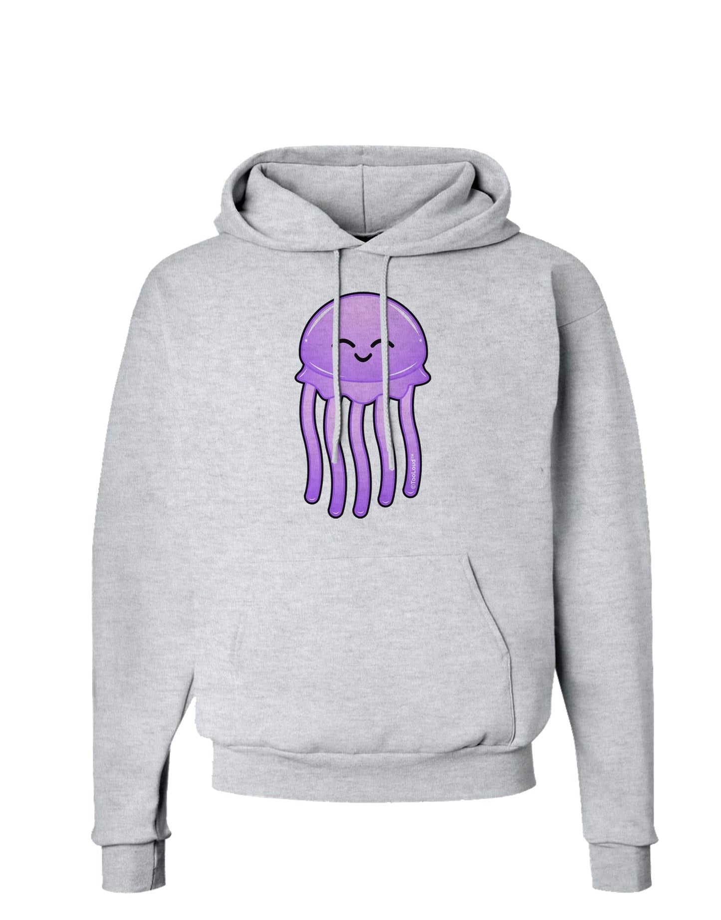 Cute Jellyfish Hoodie Sweatshirt by TooLoud-Hoodie-TooLoud-AshGray-Small-Davson Sales