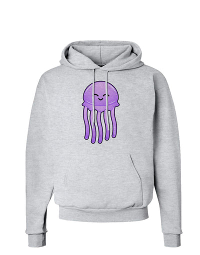 Cute Jellyfish Hoodie Sweatshirt by TooLoud-Hoodie-TooLoud-AshGray-Small-Davson Sales