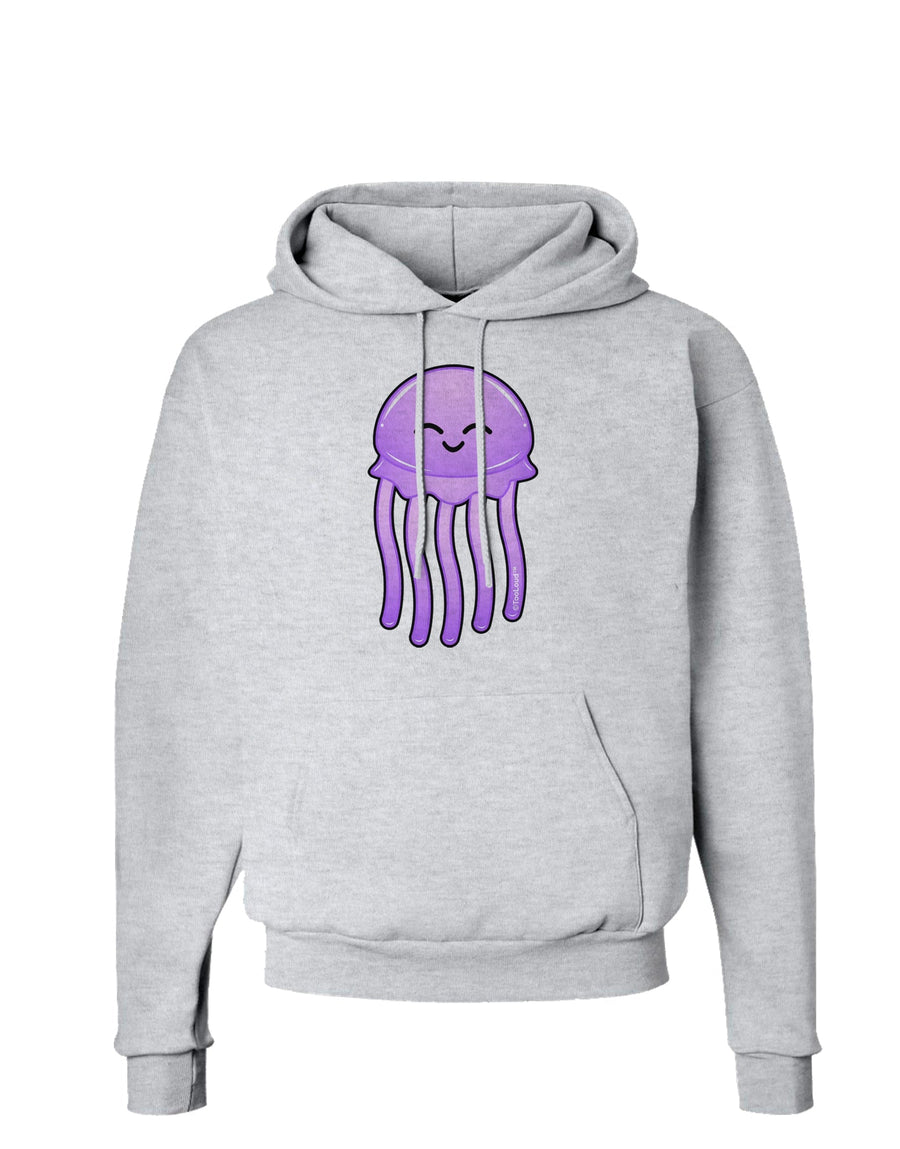 Cute Jellyfish Hoodie Sweatshirt by TooLoud-Hoodie-TooLoud-White-Small-Davson Sales