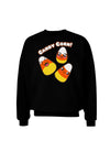 Cute Kawaii Candy Corn Halloween Adult Dark Sweatshirt-Sweatshirts-TooLoud-Black-Small-Davson Sales