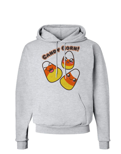 Cute Kawaii Candy Corn Halloween Hoodie Sweatshirt-Hoodie-TooLoud-AshGray-Small-Davson Sales