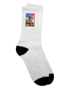 Cute Kitty Cat Adoption Adult Crew Socks - A Must-Have for Feline Enthusiasts-Socks-TooLoud-White-Ladies-4-6-Davson Sales