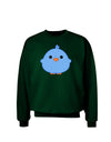 Cute Little Chick - Blue Adult Dark Sweatshirt by TooLoud-Sweatshirts-TooLoud-Deep-Forest-Green-Small-Davson Sales