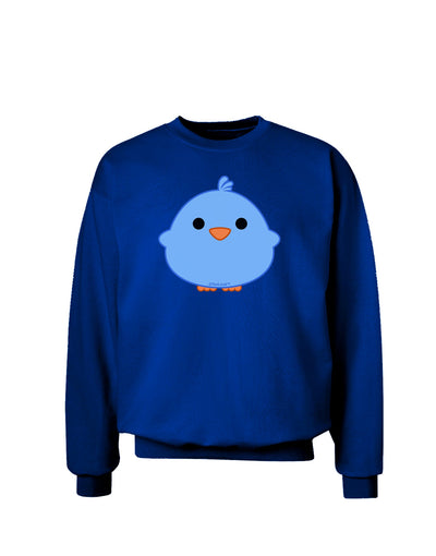 Cute Little Chick - Blue Adult Dark Sweatshirt by TooLoud-Sweatshirts-TooLoud-Deep-Royal-Blue-Small-Davson Sales