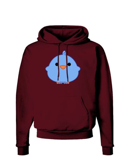 Cute Little Chick - Blue Dark Hoodie Sweatshirt by TooLoud-Hoodie-TooLoud-Maroon-Small-Davson Sales