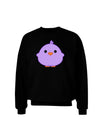 Cute Little Chick - Purple Adult Dark Sweatshirt by TooLoud-Sweatshirts-TooLoud-Black-Small-Davson Sales