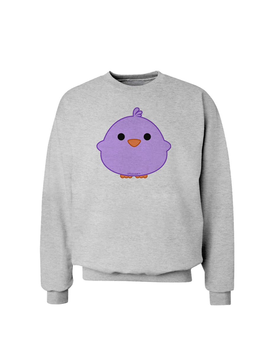 Cute Little Chick - Purple Sweatshirt by TooLoud-Sweatshirts-TooLoud-White-Small-Davson Sales