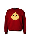 Cute Little Chick - Yellow Adult Dark Sweatshirt by TooLoud-Sweatshirts-TooLoud-Deep-Red-Small-Davson Sales