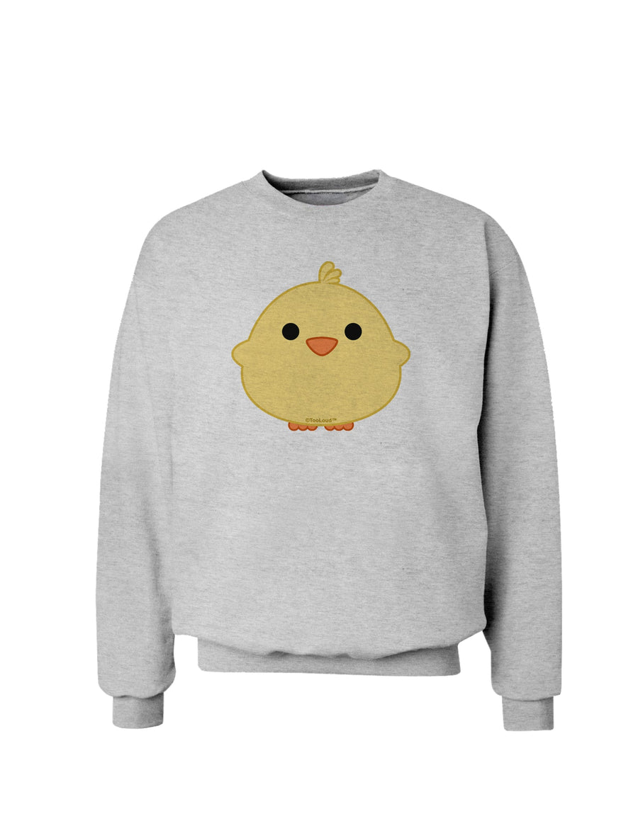 Cute Little Chick - Yellow Sweatshirt by TooLoud-Sweatshirts-TooLoud-White-Small-Davson Sales