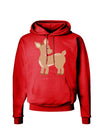 Cute Little Rudolph the Reindeer - Christmas Dark Hoodie Sweatshirt by TooLoud-Hoodie-TooLoud-Red-Small-Davson Sales