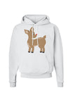 Cute Little Rudolph the Reindeer - Christmas Hoodie Sweatshirt by TooLoud-Hoodie-TooLoud-White-Small-Davson Sales