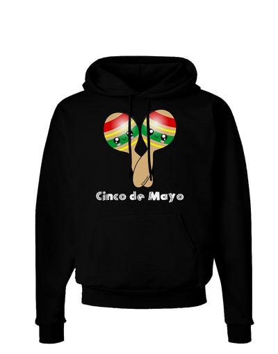 Cute Maracas Design - Cinco de Mayo Dark Hoodie Sweatshirt by TooLoud-Hoodie-TooLoud-Black-Small-Davson Sales