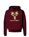 Cute Maracas Design - Cinco de Mayo Dark Hoodie Sweatshirt by TooLoud-Hoodie-TooLoud-Maroon-Small-Davson Sales