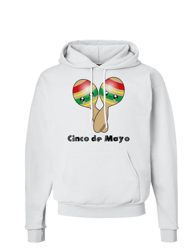 Cute Maracas Design - Cinco de Mayo Hoodie Sweatshirt by TooLoud-Hoodie-TooLoud-White-Small-Davson Sales