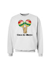 Cute Maracas Design - Cinco de Mayo Sweatshirt by TooLoud-Sweatshirts-TooLoud-White-Small-Davson Sales