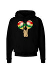 Cute Maracas Design Dark Hoodie Sweatshirt by TooLoud