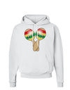 Cute Maracas Design Hoodie Sweatshirt by TooLoud-Hoodie-TooLoud-White-Small-Davson Sales