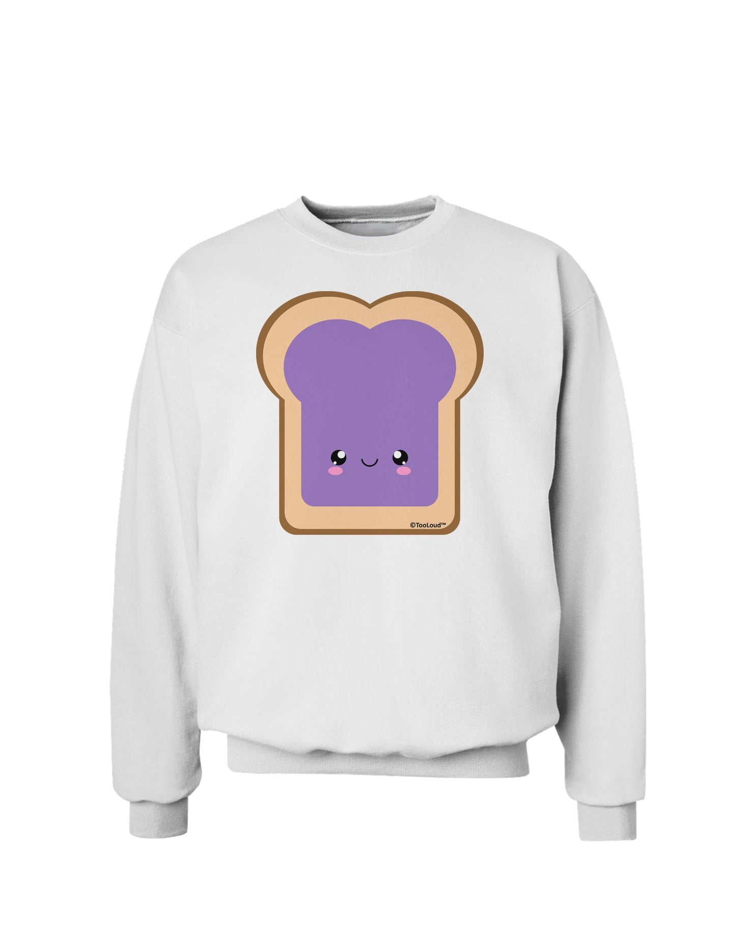 Cute Matching Design - PB and J - Jelly Sweatshirt by TooLoud-Sweatshirts-TooLoud-White-Small-Davson Sales