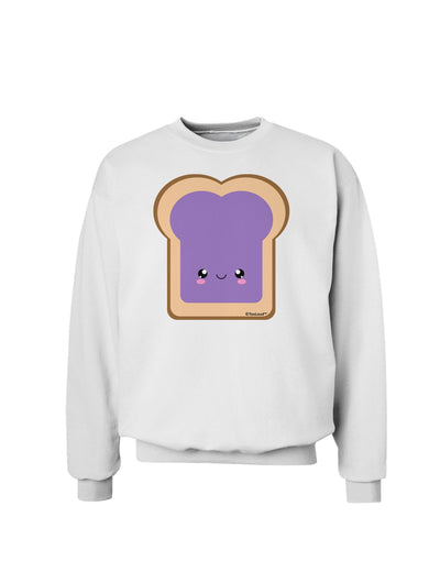 Cute Matching Design - PB and J - Jelly Sweatshirt by TooLoud-Sweatshirts-TooLoud-White-Small-Davson Sales