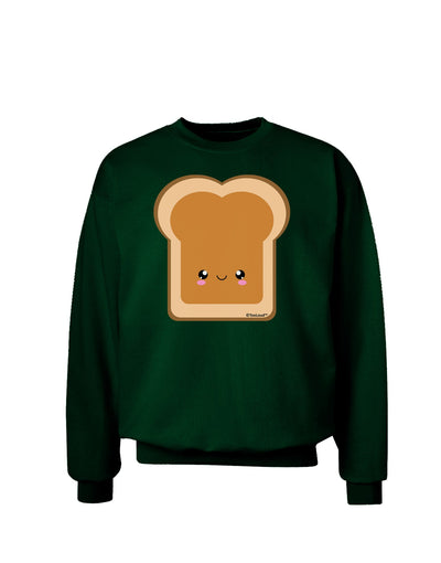 Cute Matching Design - PB and J - Peanut Butter Adult Dark Sweatshirt by TooLoud-Sweatshirts-TooLoud-Deep-Forest-Green-Small-Davson Sales