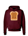 Cute Matching Design - PB and J - Peanut Butter Dark Hoodie Sweatshirt by TooLoud-Hoodie-TooLoud-Maroon-Small-Davson Sales