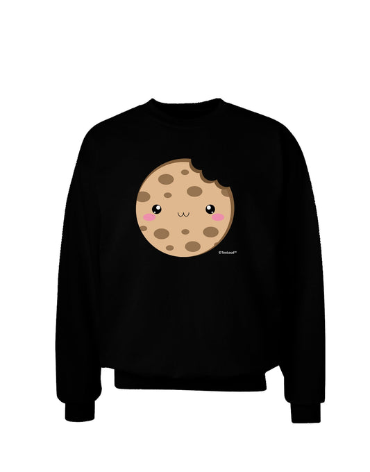 Cute Matching Milk and Cookie Design - Cookie Adult Dark Sweatshirt by TooLoud-Sweatshirts-TooLoud-Black-Small-Davson Sales