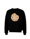 Cute Matching Milk and Cookie Design - Cookie Adult Dark Sweatshirt by TooLoud-Sweatshirts-TooLoud-Black-Small-Davson Sales