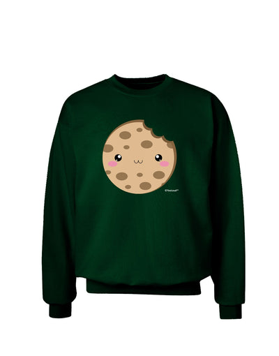 Cute Matching Milk and Cookie Design - Cookie Adult Dark Sweatshirt by TooLoud-Sweatshirts-TooLoud-Deep-Forest-Green-Small-Davson Sales