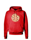 Cute Matching Milk and Cookie Design - Cookie Dark Hoodie Sweatshirt by TooLoud-Hoodie-TooLoud-Red-Small-Davson Sales