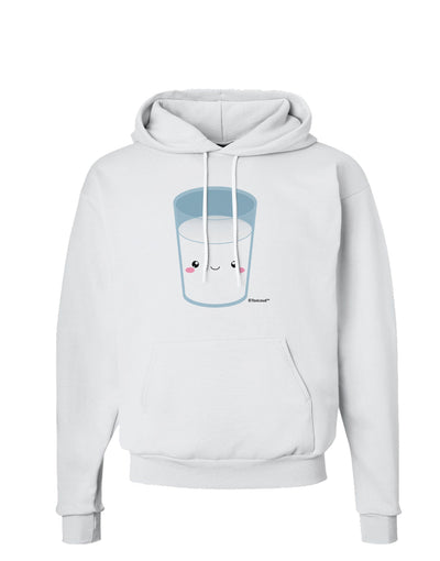 Cute Matching Milk and Cookie Design - Milk Hoodie Sweatshirt by TooLoud-Hoodie-TooLoud-White-Small-Davson Sales