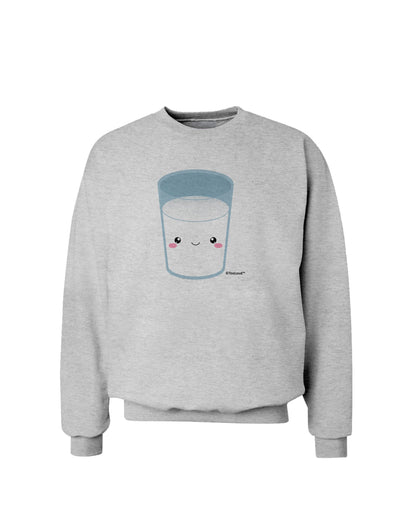 Cute Matching Milk and Cookie Design - Milk Sweatshirt by TooLoud