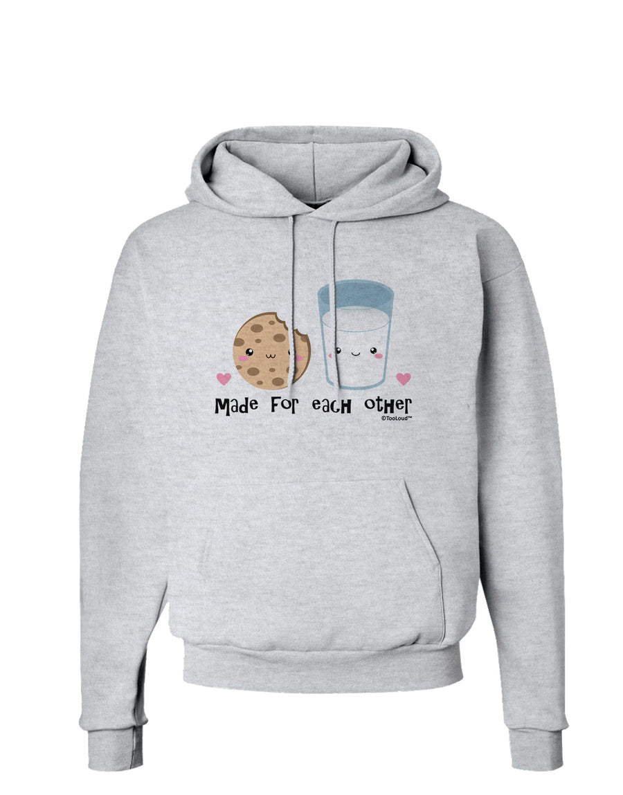 Cute Milk and Cookie - Made for Each Other Hoodie Sweatshirt by TooLoud-Hoodie-TooLoud-White-Small-Davson Sales