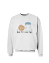 Cute Milk and Cookie - Made for Each Other Sweatshirt by TooLoud-Sweatshirts-TooLoud-White-Small-Davson Sales