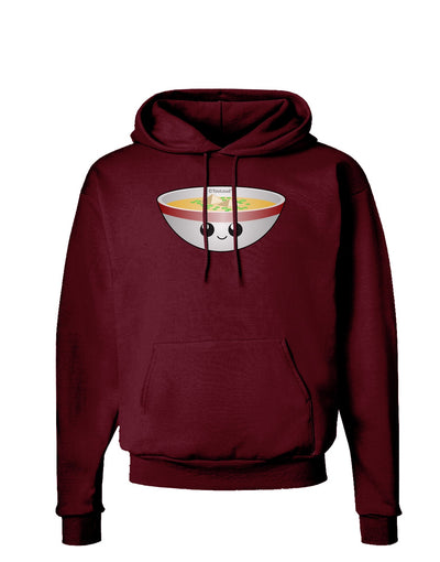 Cute Miso Soup Bowl Dark Hoodie Sweatshirt by TooLoud-Hoodie-TooLoud-Maroon-Small-Davson Sales