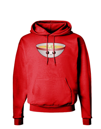 Cute Miso Soup Bowl Dark Hoodie Sweatshirt by TooLoud-Hoodie-TooLoud-Red-Small-Davson Sales