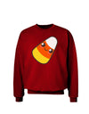 Cute Mother Candy Corn Family Halloween Adult Dark Sweatshirt-Sweatshirts-TooLoud-Deep-Red-Small-Davson Sales